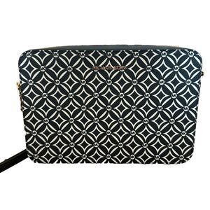 Michael Kors Black and White Geometric Crossbody Bag
